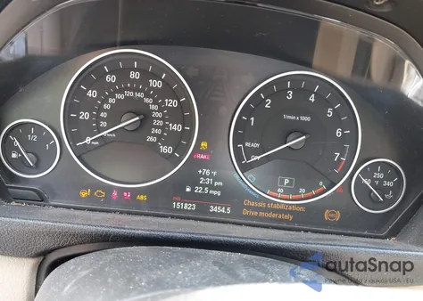 2013 BMW 335I z USA, uszkodzony, nr VIN WBA3A9C55DF475648